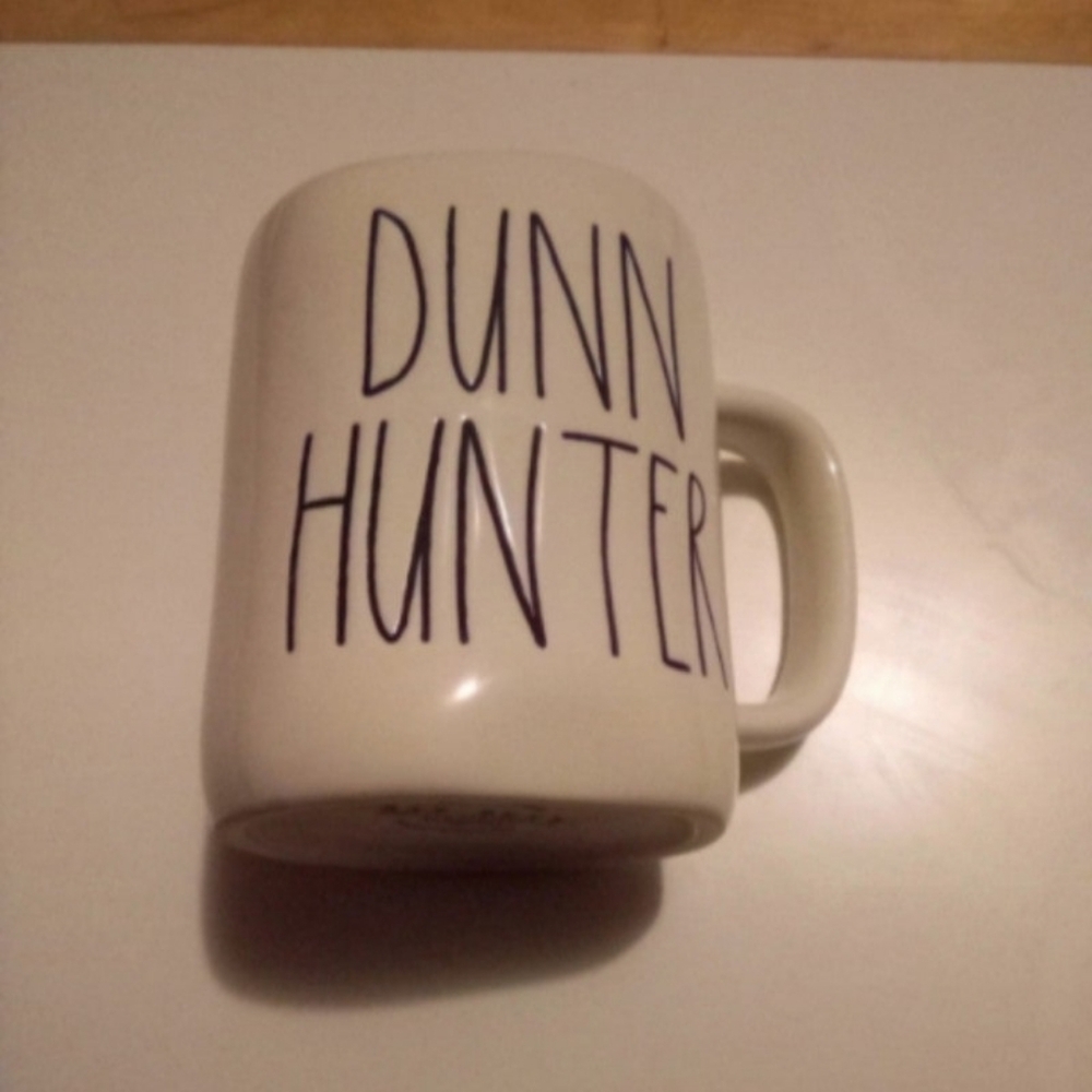 Rae Dunn collection Dunn Hunter mugHunter Cream Mug